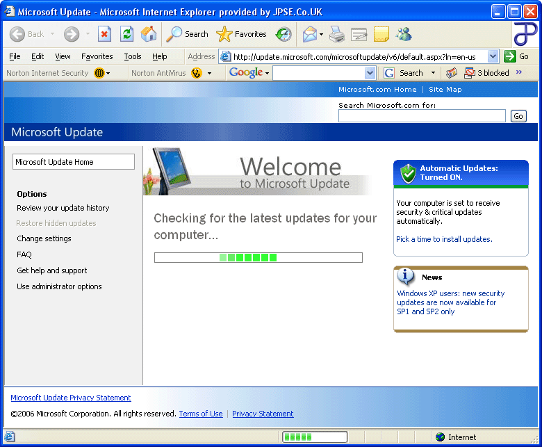 How Can I View My Microsoft Updates In Vista