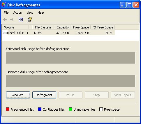 Disk Defragmenter